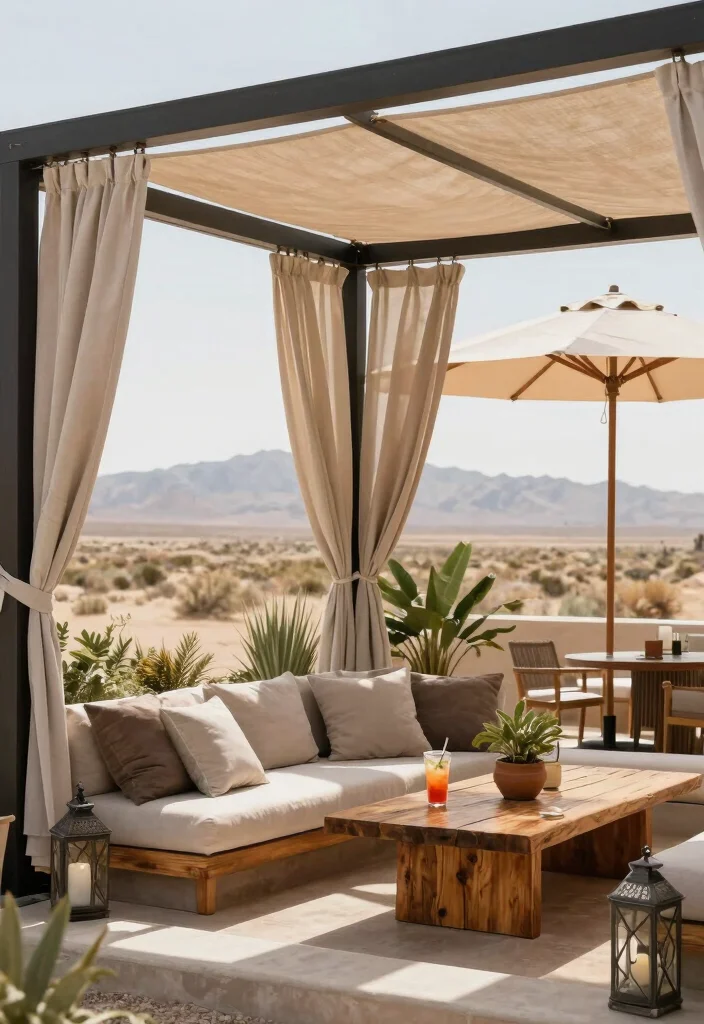 10 Desert Patio Ideas for Heat Smart Outdoor Living - 2. Create a Shade Oasis 1