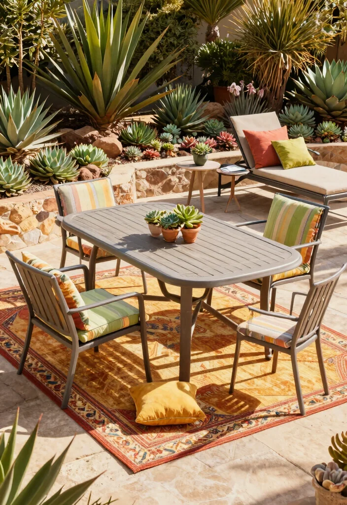 10 Desert Patio Ideas for Heat Smart Outdoor Living - 3. Heat-Tolerant Furniture Choices 1