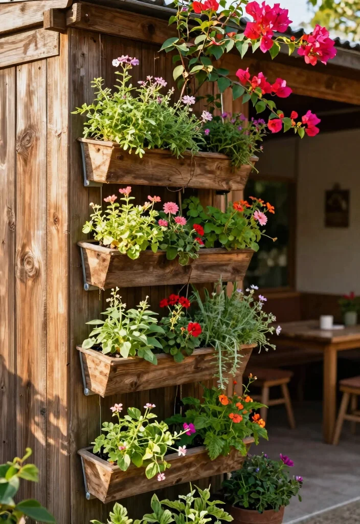 10 Desert Patio Ideas for Heat Smart Outdoor Living - 6. Create a Vertical Garden 1