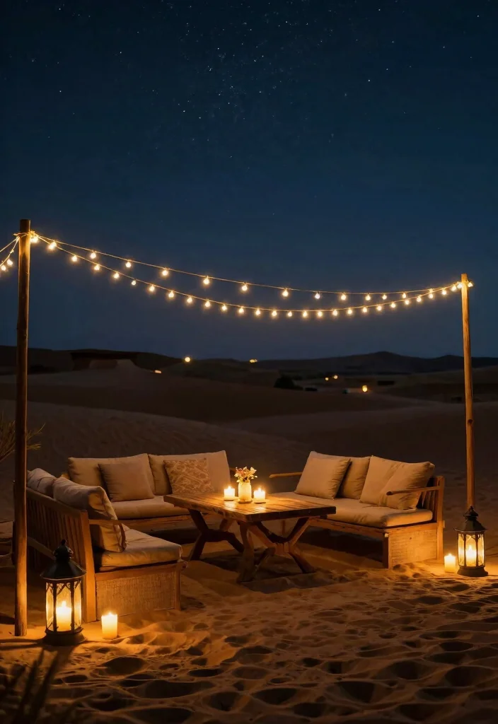 10 Desert Patio Ideas for Heat Smart Outdoor Living - 8. Set the Mood with Lighting 1