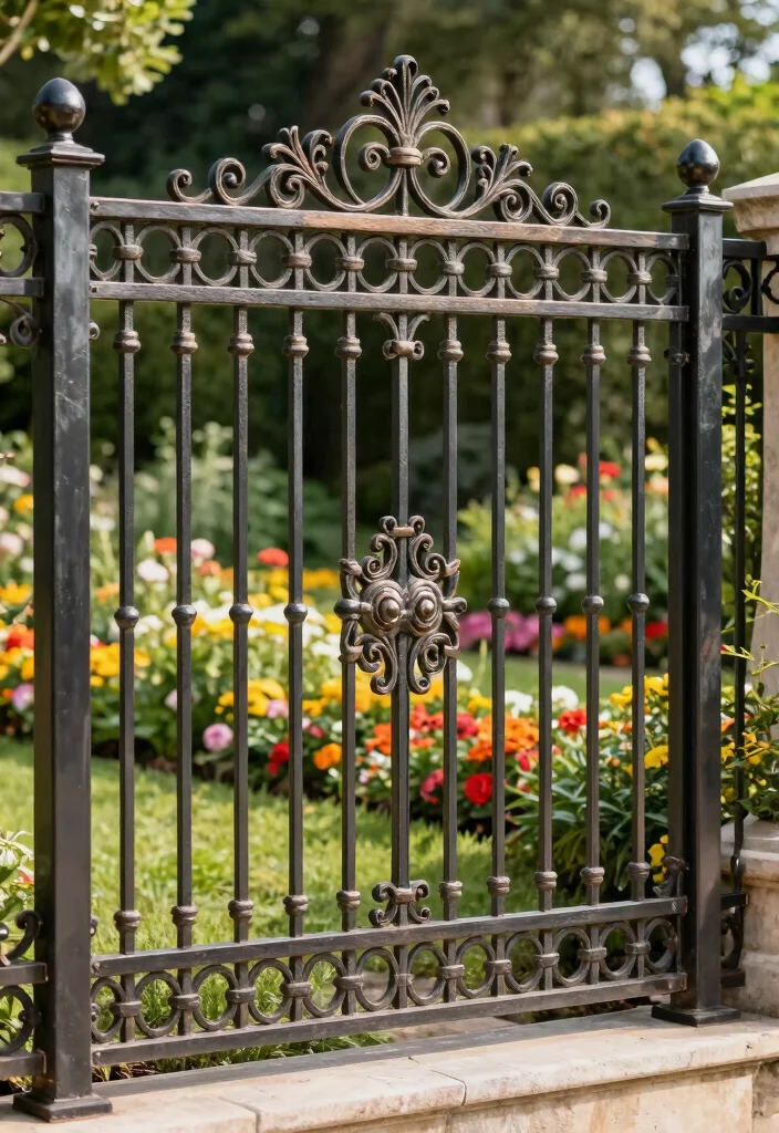 10 Farm Fence Ideas for Country Life Outdoor Spaces - 7. Metal Fencing 1