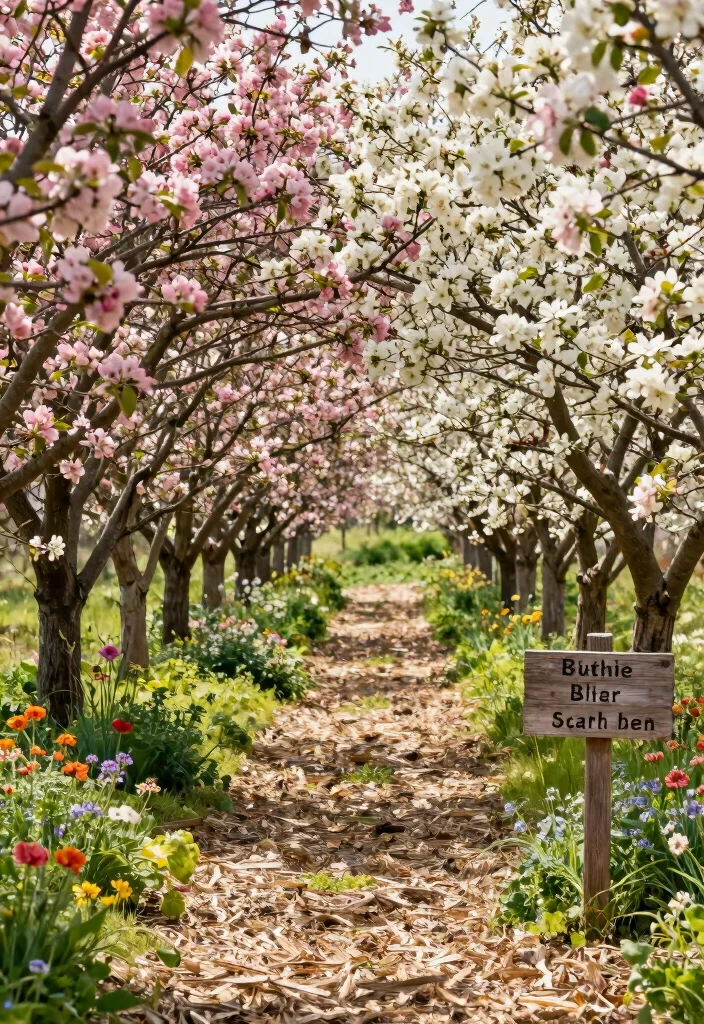 10 One Acre Backyard Ideas for Functional and Scenic Outdoor Layouts - 3. Edible Landscaping with Fruit Trees 1