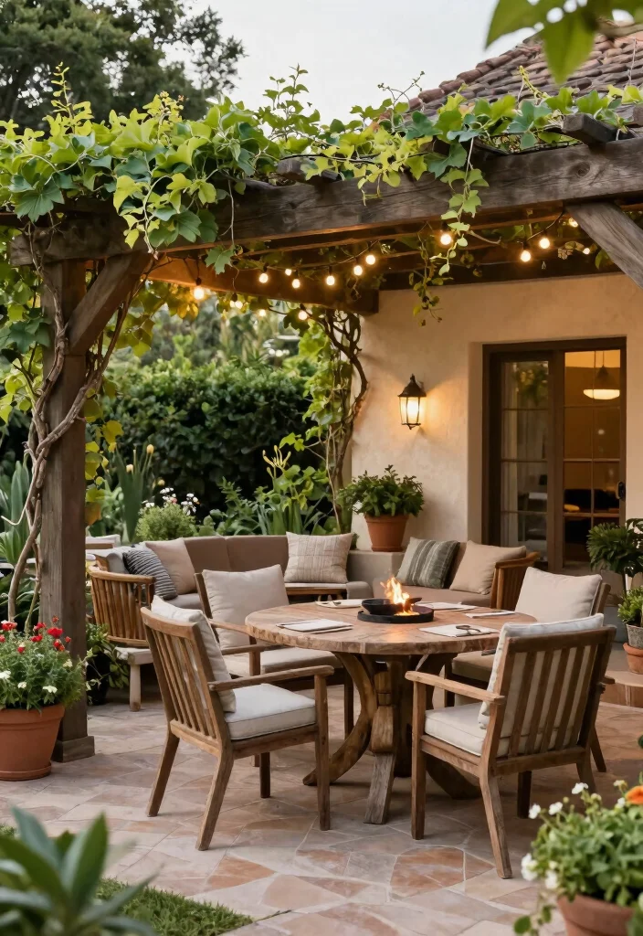 10 One Acre Backyard Ideas for Functional and Scenic Outdoor Layouts - 5. Outdoor Living Spaces for Entertaining 1