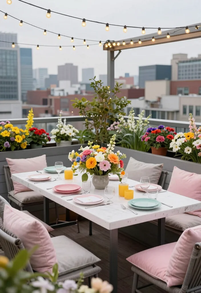 10 Outdoor Rooftop Patio Ideas for Urban Living Spaces 78 10 Outdoor Rooftop Patio Ideas for Urban Living Spaces - 8. Seasonal Decor for Year-Round Appeal 1