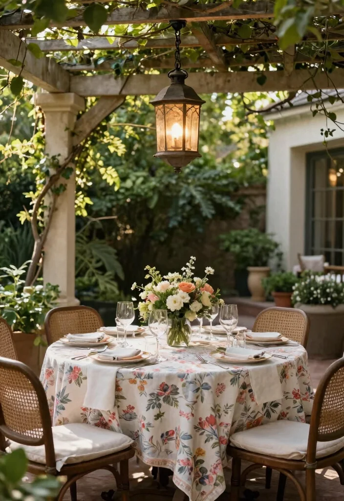 10 Pergola Decorating Ideas for Cozy and Inviting Spaces - 5. Create an Outdoor Dining Area 1