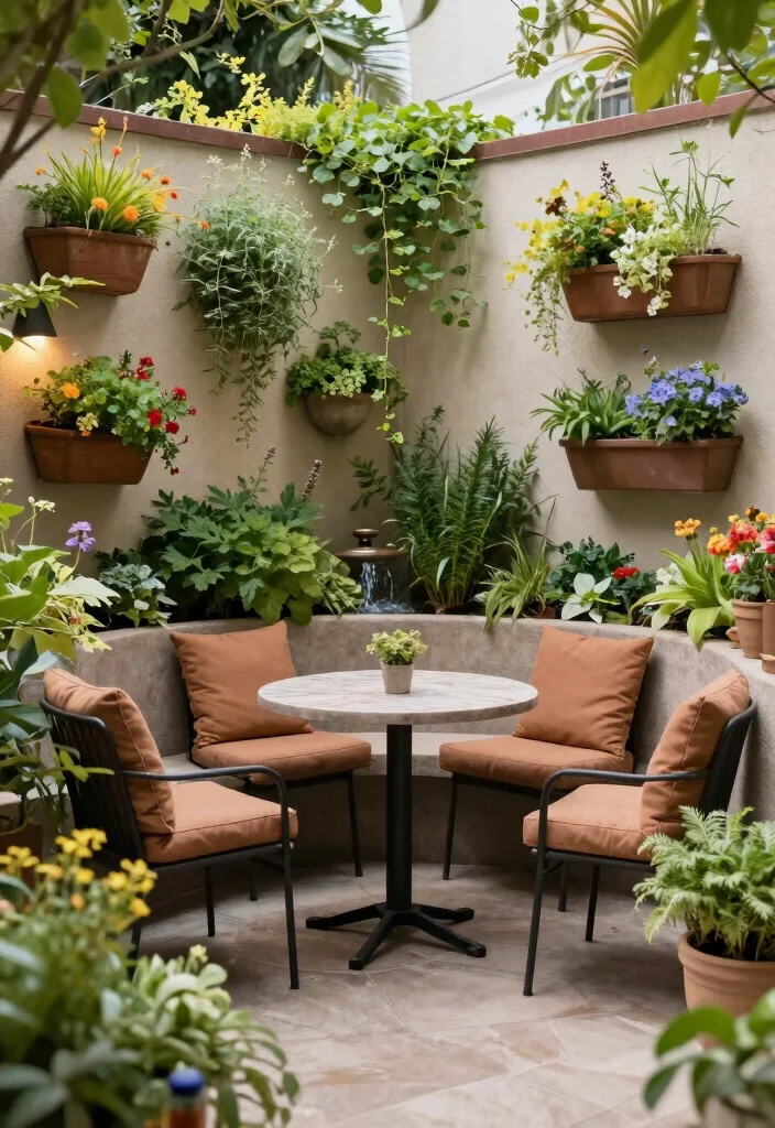 10 Semi Circle Patio Ideas for Soft and Inviting Layouts - 1. Lush Garden Nook 1