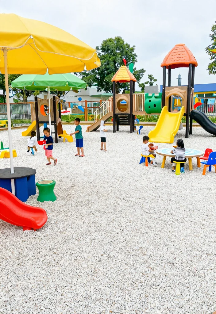 12 Backyard Ideas With Gravel for Budget-Friendly Landscaping - 8. Gravel Play Areas for Kids 1