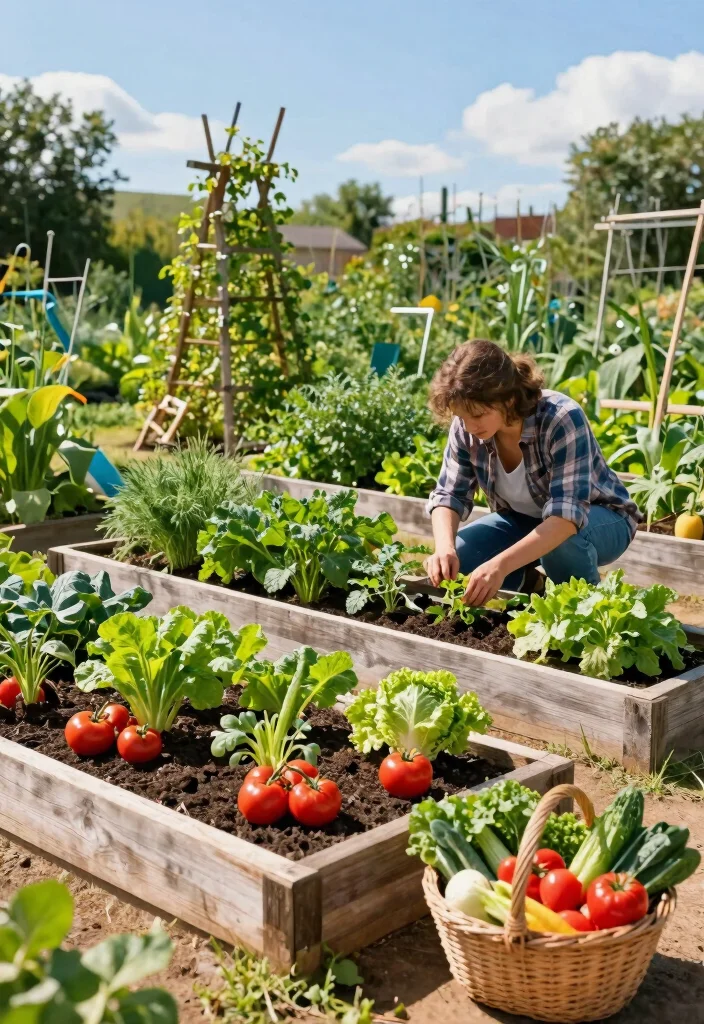 12 Backyard Ideas Without a Pool for Practical Outdoor Spaces - 1. Create a Vegetable Garden 1