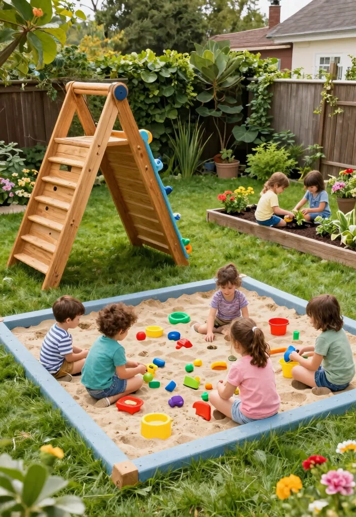 12 Backyard Ideas Without a Pool for Practical Outdoor Spaces - 11. Create a Play Area for Kids 1