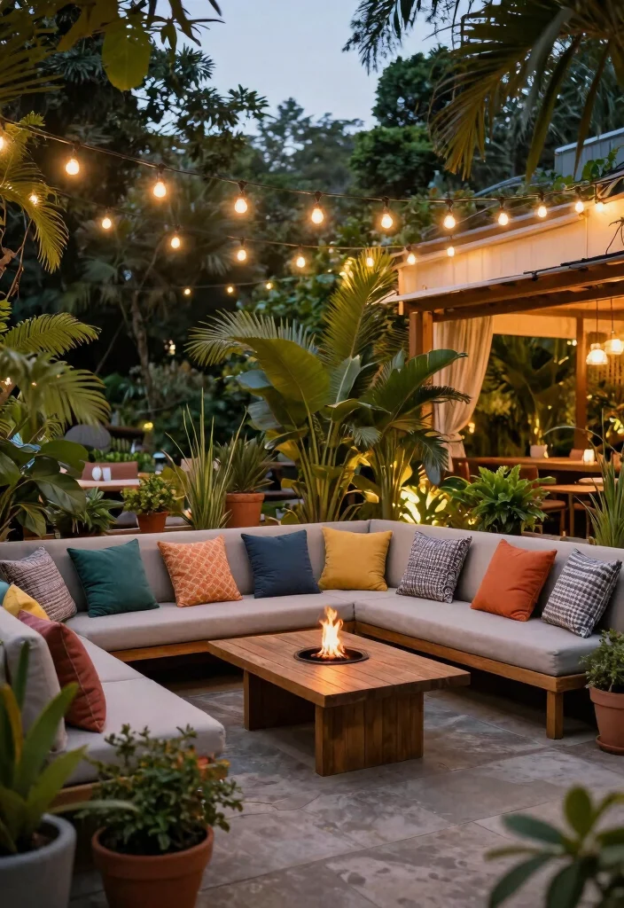 12 Backyard Ideas Without a Pool for Practical Outdoor Spaces - 2. Set Up a Cozy Outdoor Lounge 1