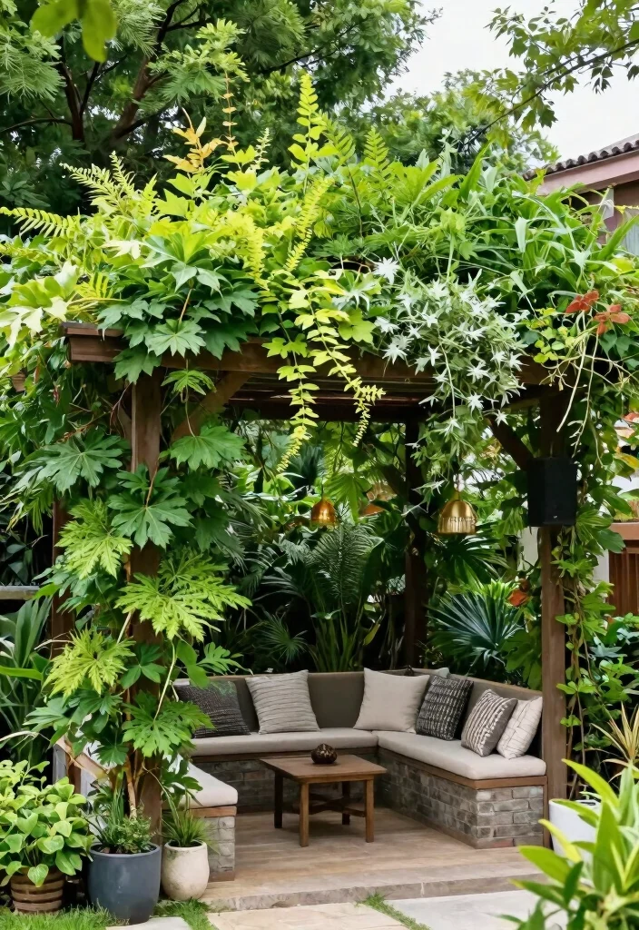 12 Backyard Pergola Ideas for Comfortable Outdoor Living 100 12 Backyard Pergola Ideas for Comfortable Outdoor Living 10. Pergola with a Green Roof 0