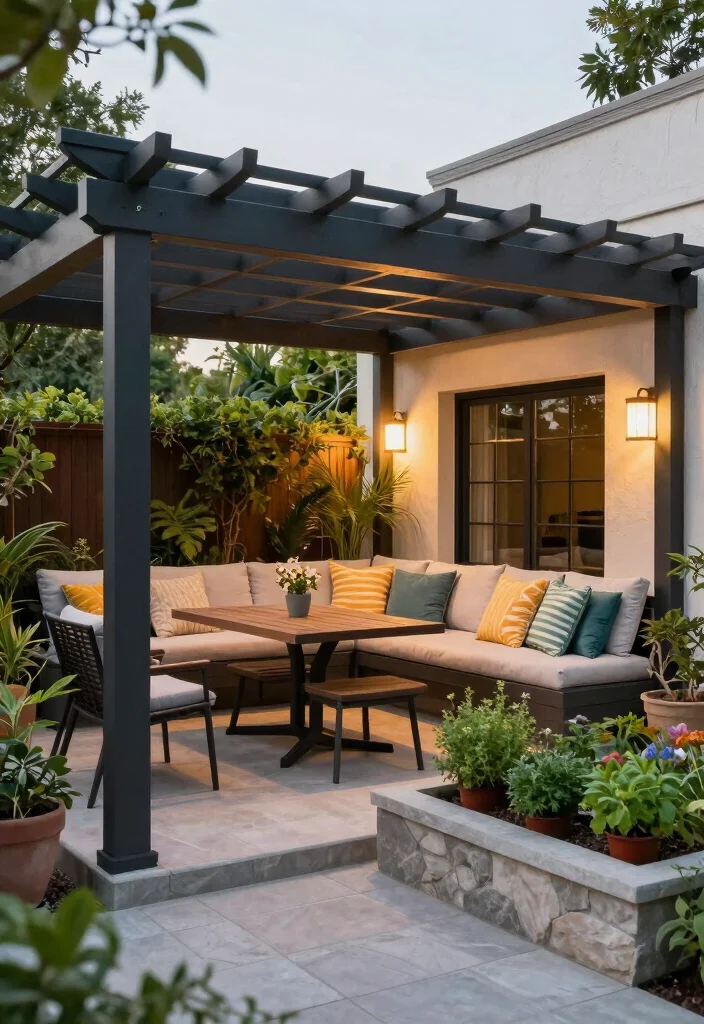 12 Backyard Pergola Ideas for Comfortable Outdoor Living 122 12 Backyard Pergola Ideas for Comfortable Outdoor Living 12. Multi Purpose Pergola 0