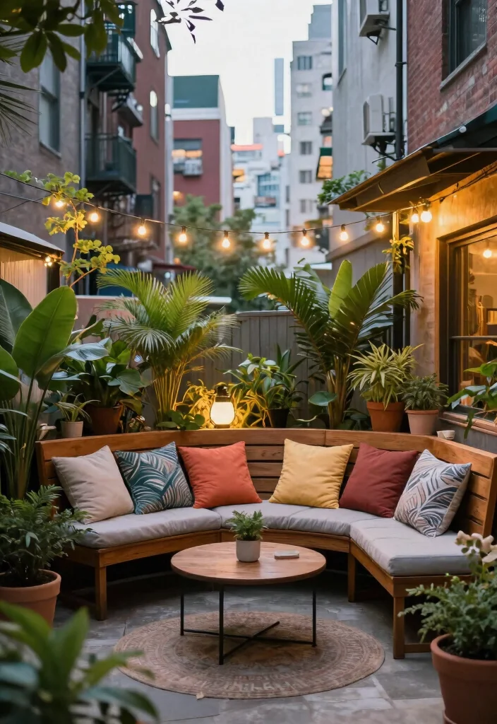 12 City Backyard Ideas for Stylish Small Urban Outdoor Spaces - 2. Cozy Seating Areas: Your Urban Retreat 1