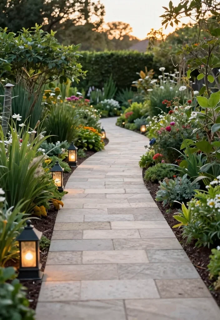 12 City Backyard Ideas for Stylish Small Urban Outdoor Spaces - 7. Stylish Pathways: Define Your Space 1