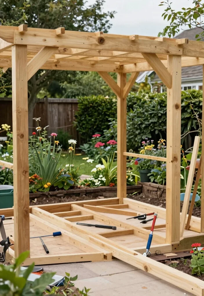 12 Garden Pergola Ideas for Relaxed Outdoor Design - 12. DIY Pergola Projects 1
