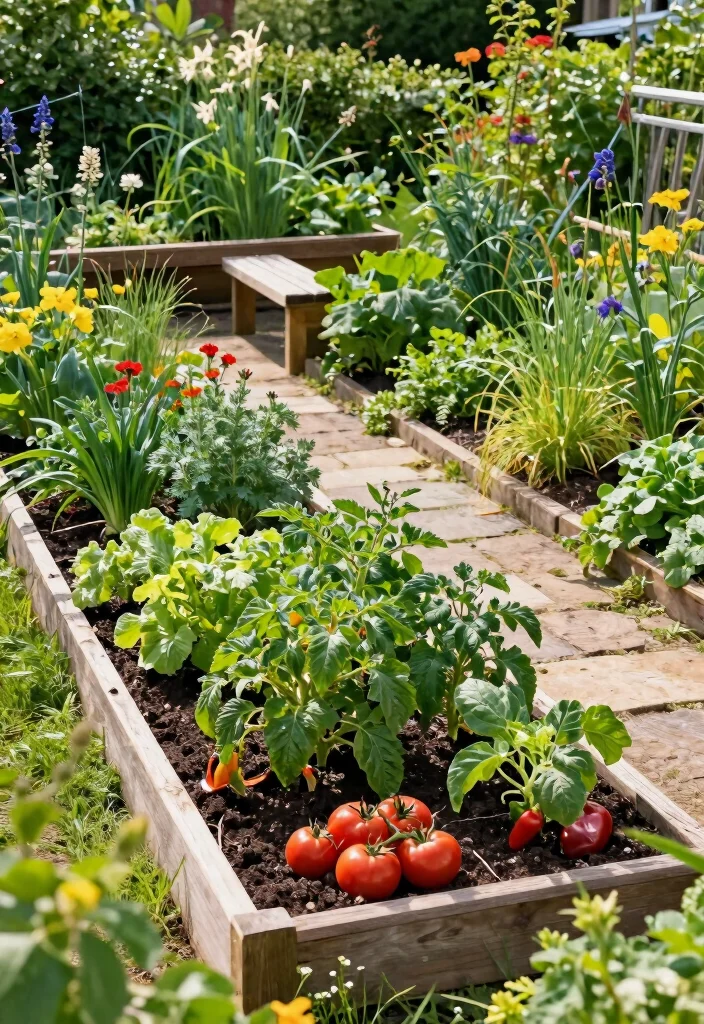 12 Modern Backyard Ideas for Clean and Stylish Outdoor Living - 1. Sustainable Edible Gardens 1