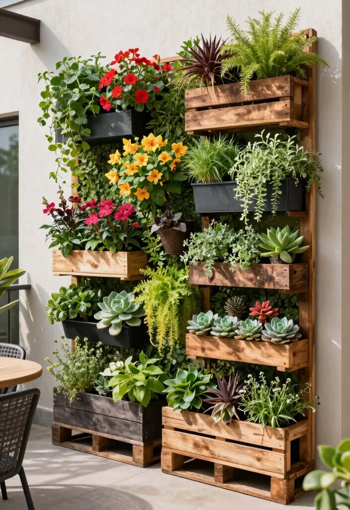 12 Modern Backyard Ideas for Clean and Stylish Outdoor Living - 3. Vertical Gardens 1