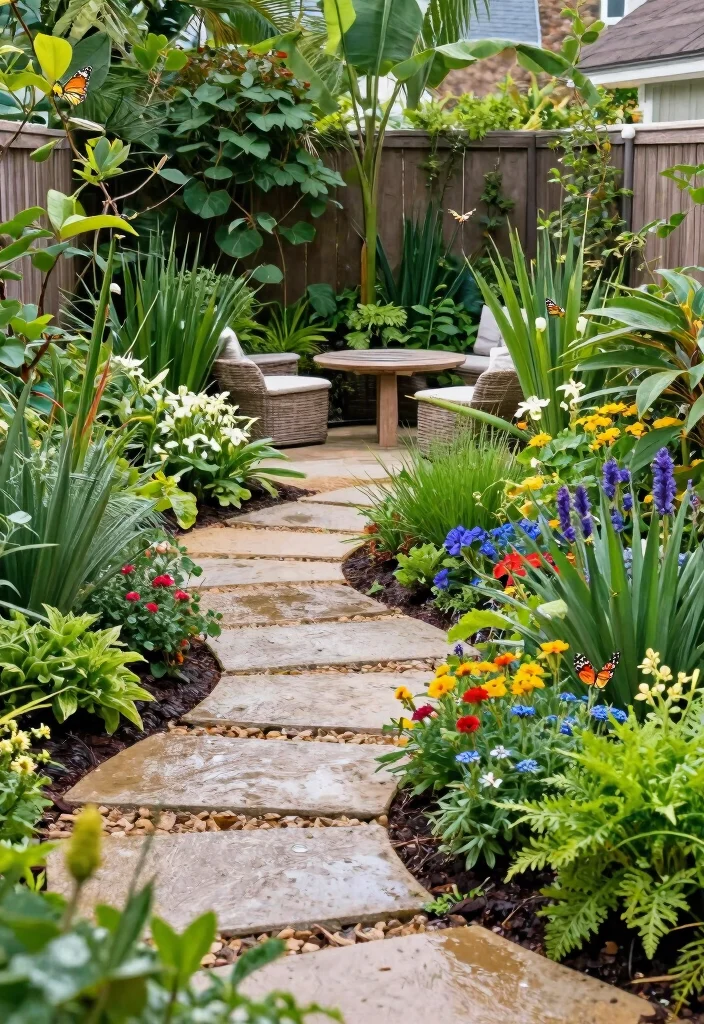 12 Modern Backyard Ideas for Clean and Stylish Outdoor Living - 6. Eco-Friendly Landscaping 1