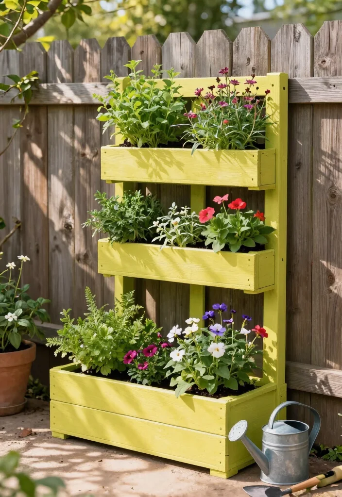 12 Outdoor Trellis Ideas for Vertical Garden Style and Support - 2. Vertical Pallet Garden Trellis 1