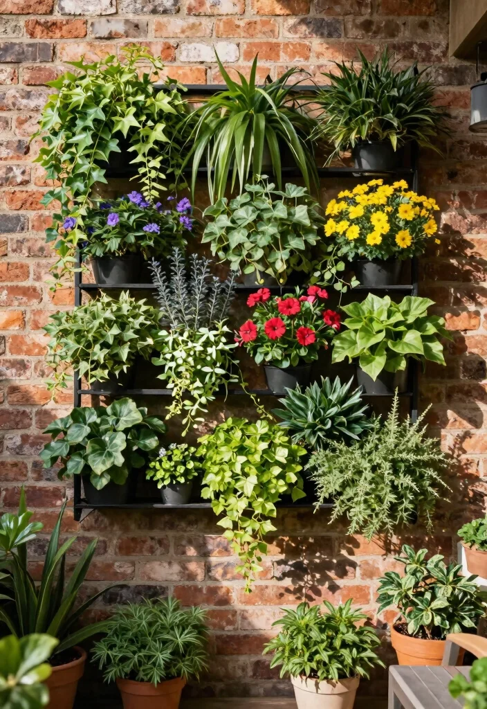 12 Outdoor Trellis Ideas for Vertical Garden Style and Support - 5. Living Wall Trellis 1