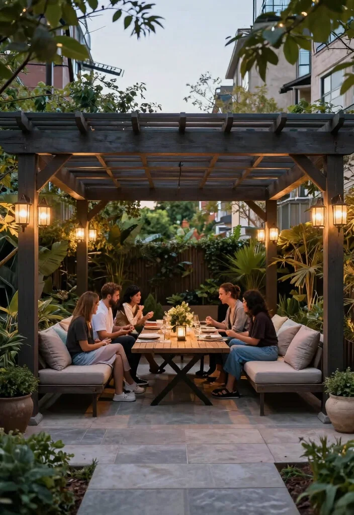 12 Pergola Ideas to Add Shade and Style to Your Yard - 10. Pavilion-Style Pergola 1