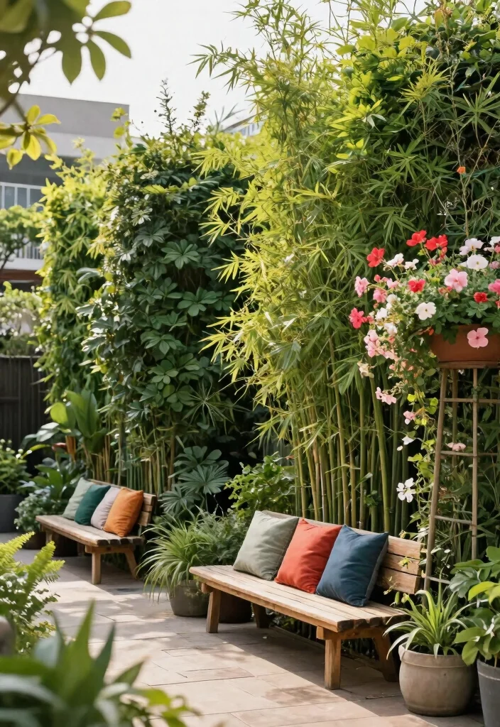 12 Private Backyard Ideas for Secluded and Peaceful Outdoor Living - 1. Lush Privacy Screens 1
