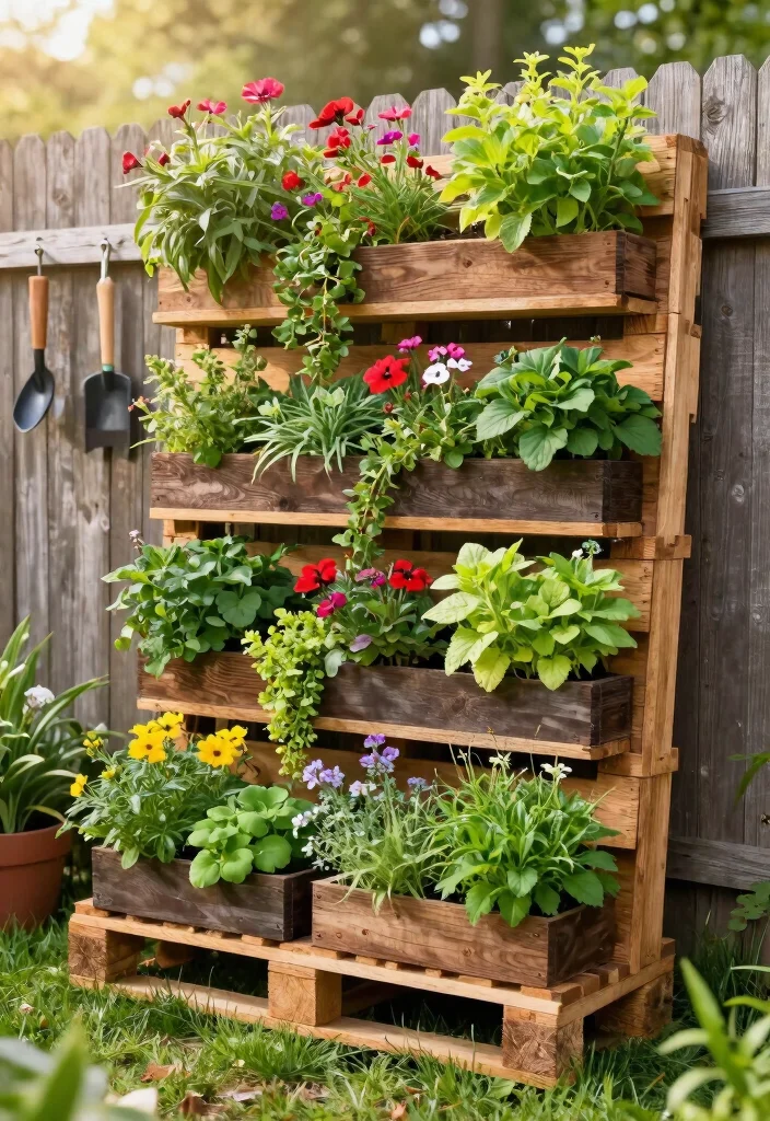 14 Cheap Backyard Ideas That Look Great Without a Big Budget - 1. Vertical Garden Wall 1
