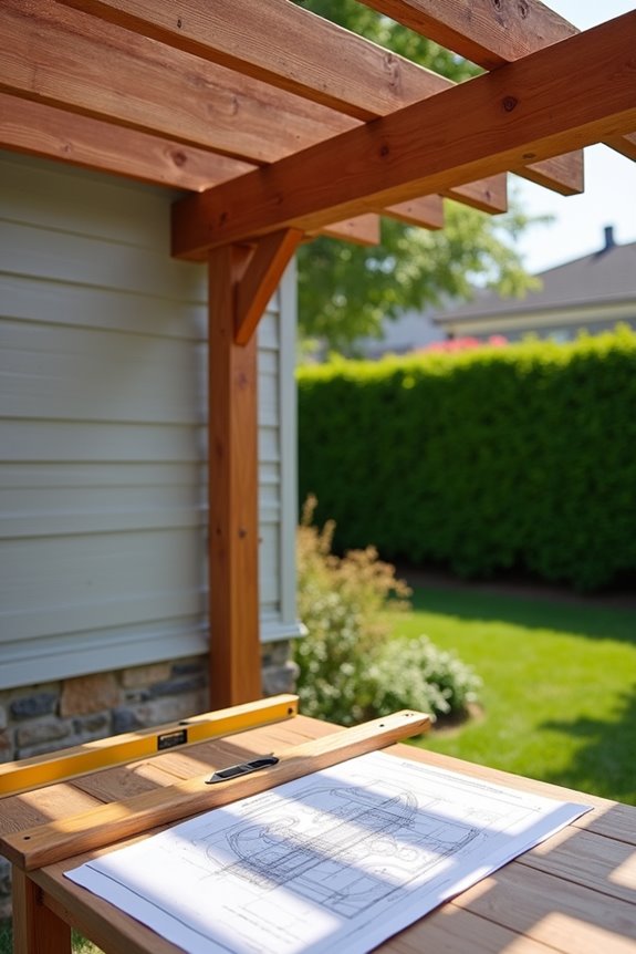 add four word phrase install four evenly spaced purlins