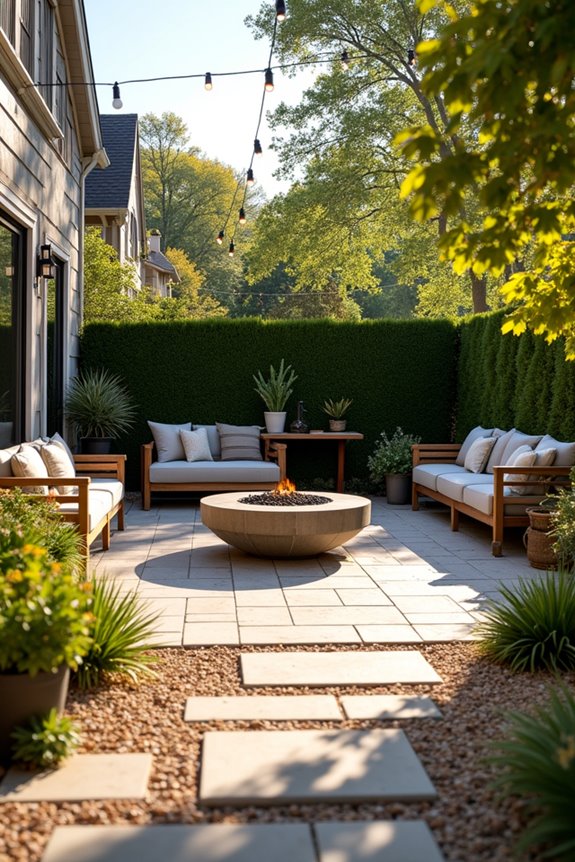 backyard zones for daily life