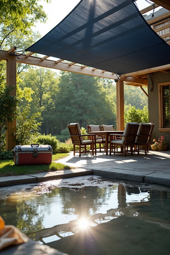 budget friendly shade sails for pergolas