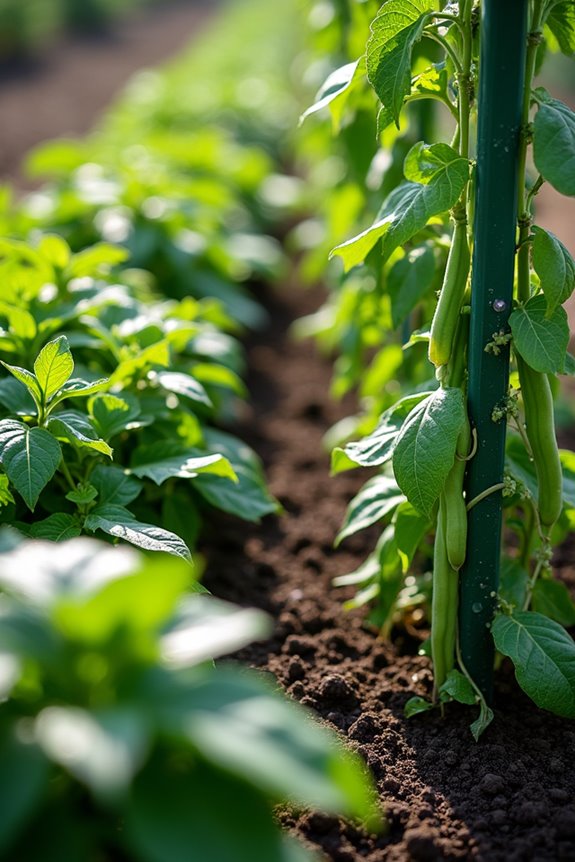 bush beans compact quick harvest