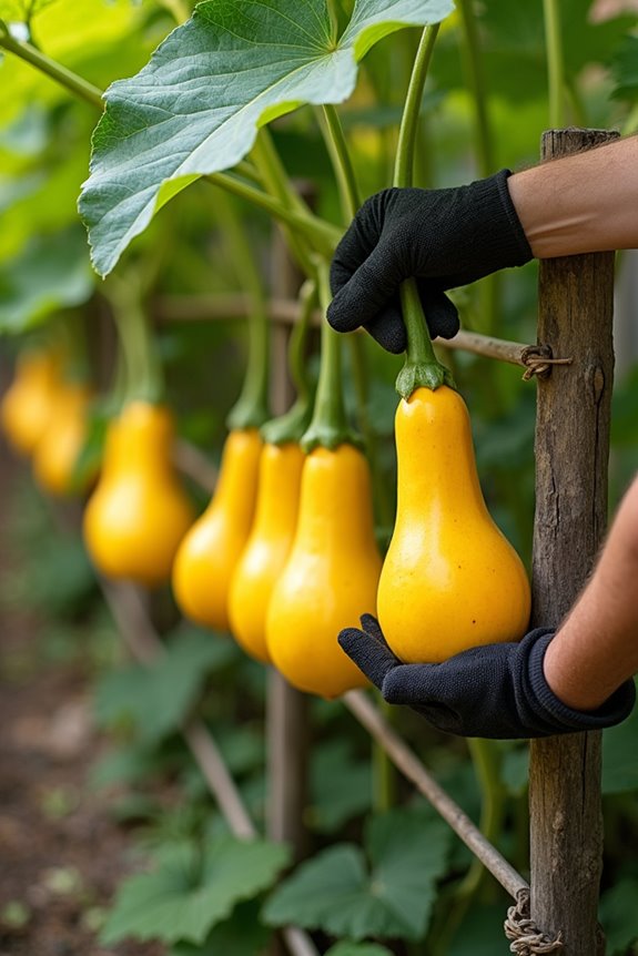 butternut squash harvest timing and curing