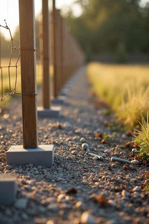 concrete footings beat spikes under challenging conditions