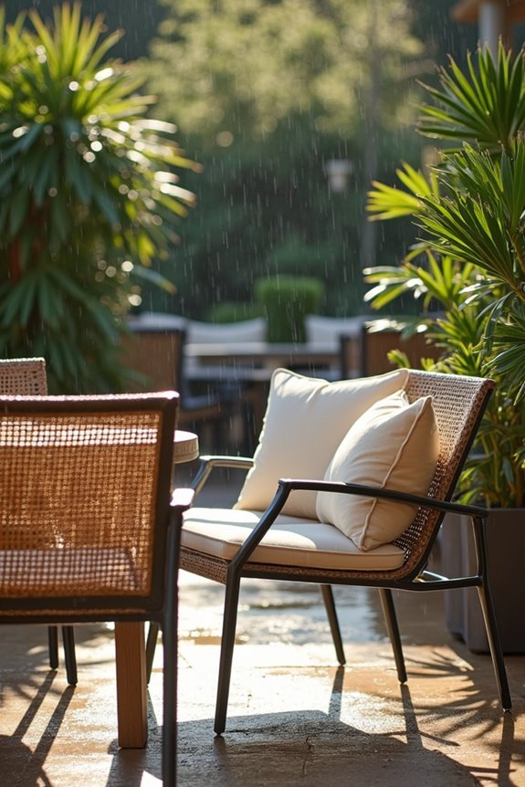 cover cushions store indoors when unused
