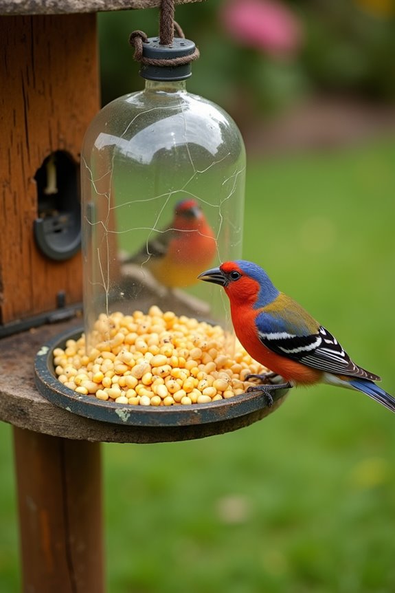 cracked corn feeder placement strategy