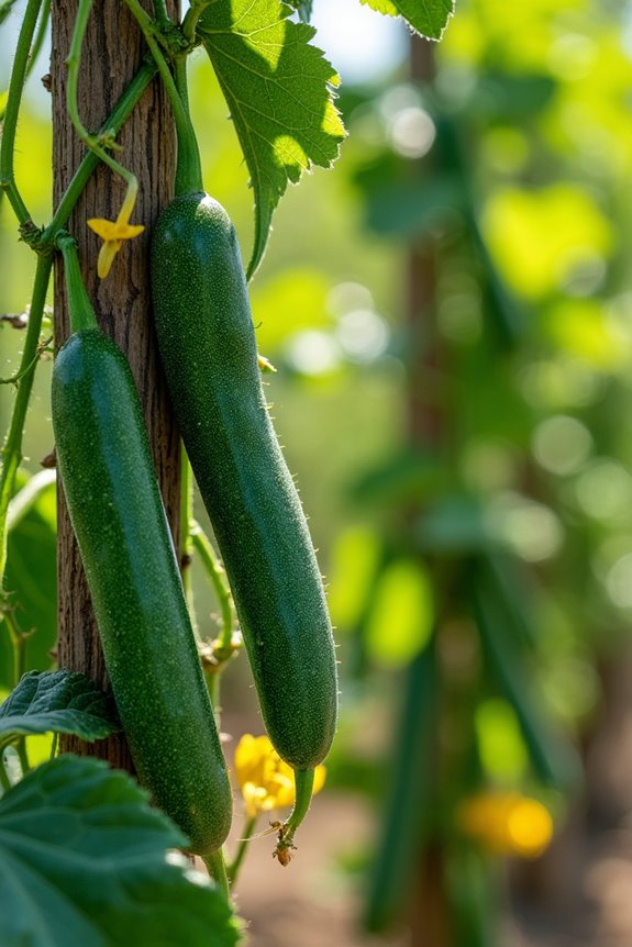 cucumber trellis options variety installability