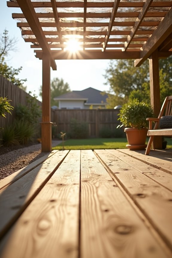 diy pergola rain cover on a budget