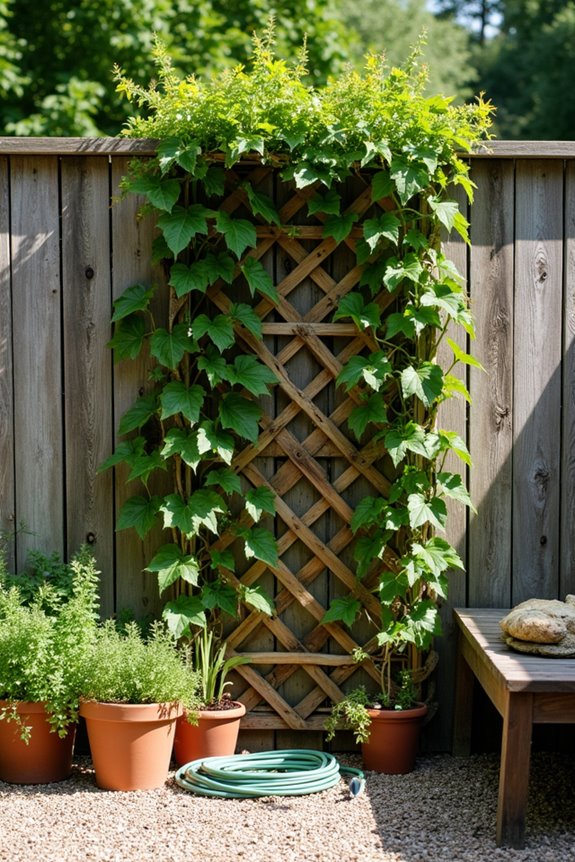 diy vs ready made trellises cost time customization