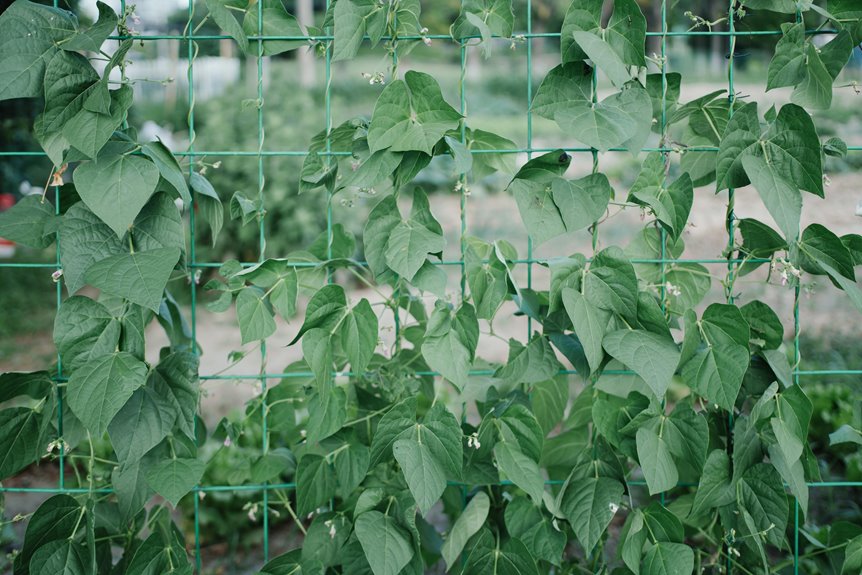 do green beans require trellising