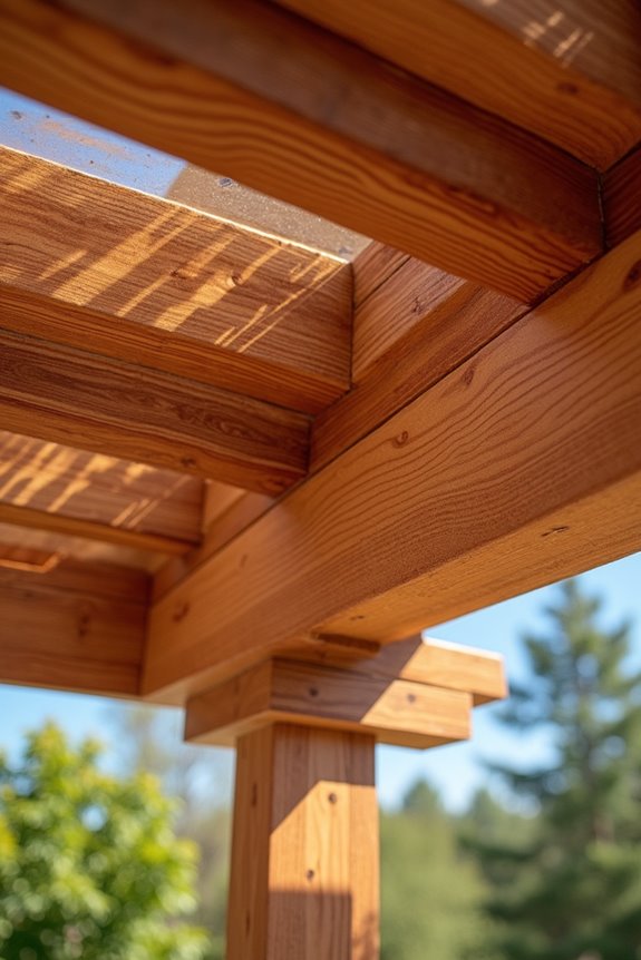 drying times before sealing wood pergolas