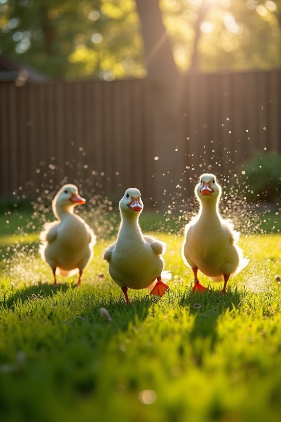 duck containment strategies clip fence train