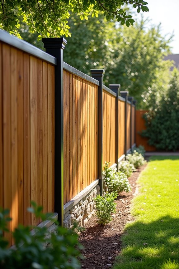 durable low maintenance fencing options
