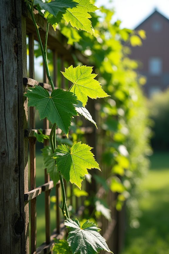gentle flexible vine support
