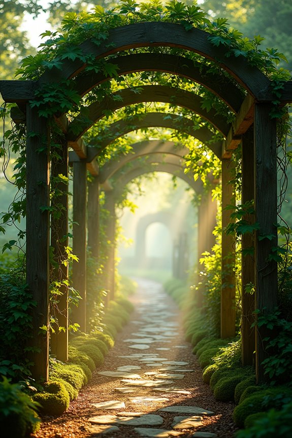 green tunnels influenced pergola evolution
