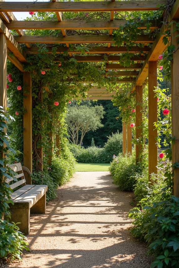 italian pergolas influencing english gardens