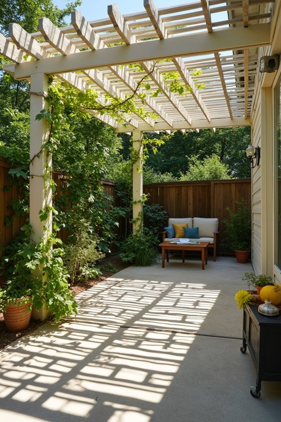 lattice pergola decorative affordable diy friendly