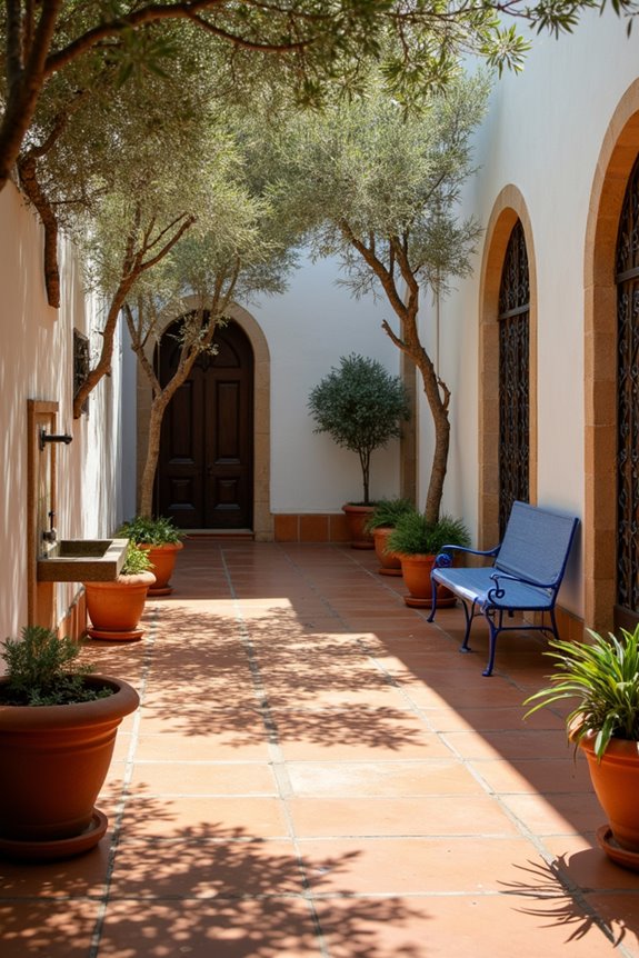 medieval courtyards to modern patios