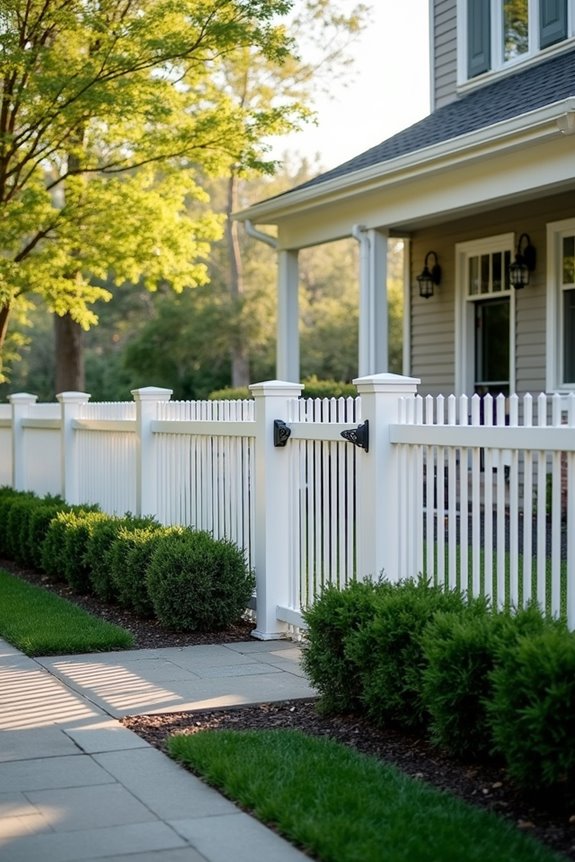 neighborhood fence style harmonizes buyer appeal