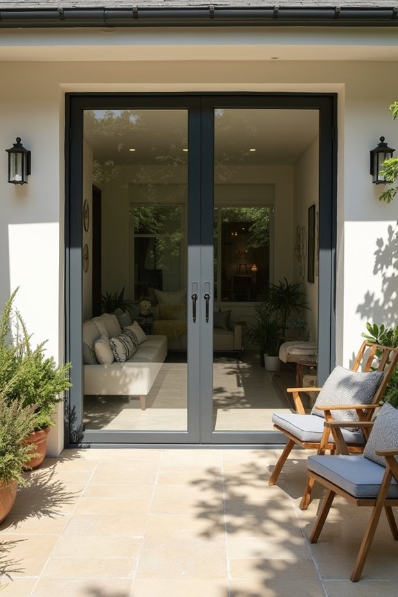 neutral tones sleek frames durable finishes