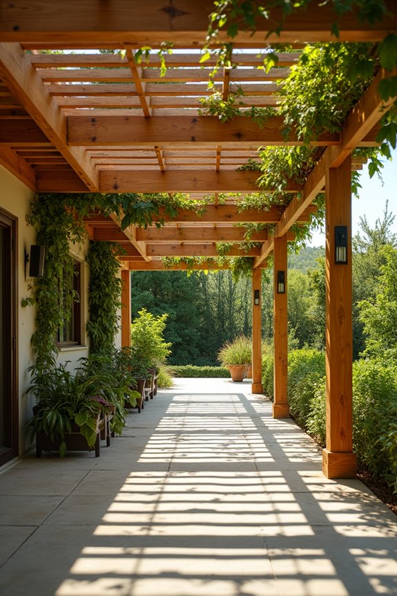 open lattice to solid roof distinction